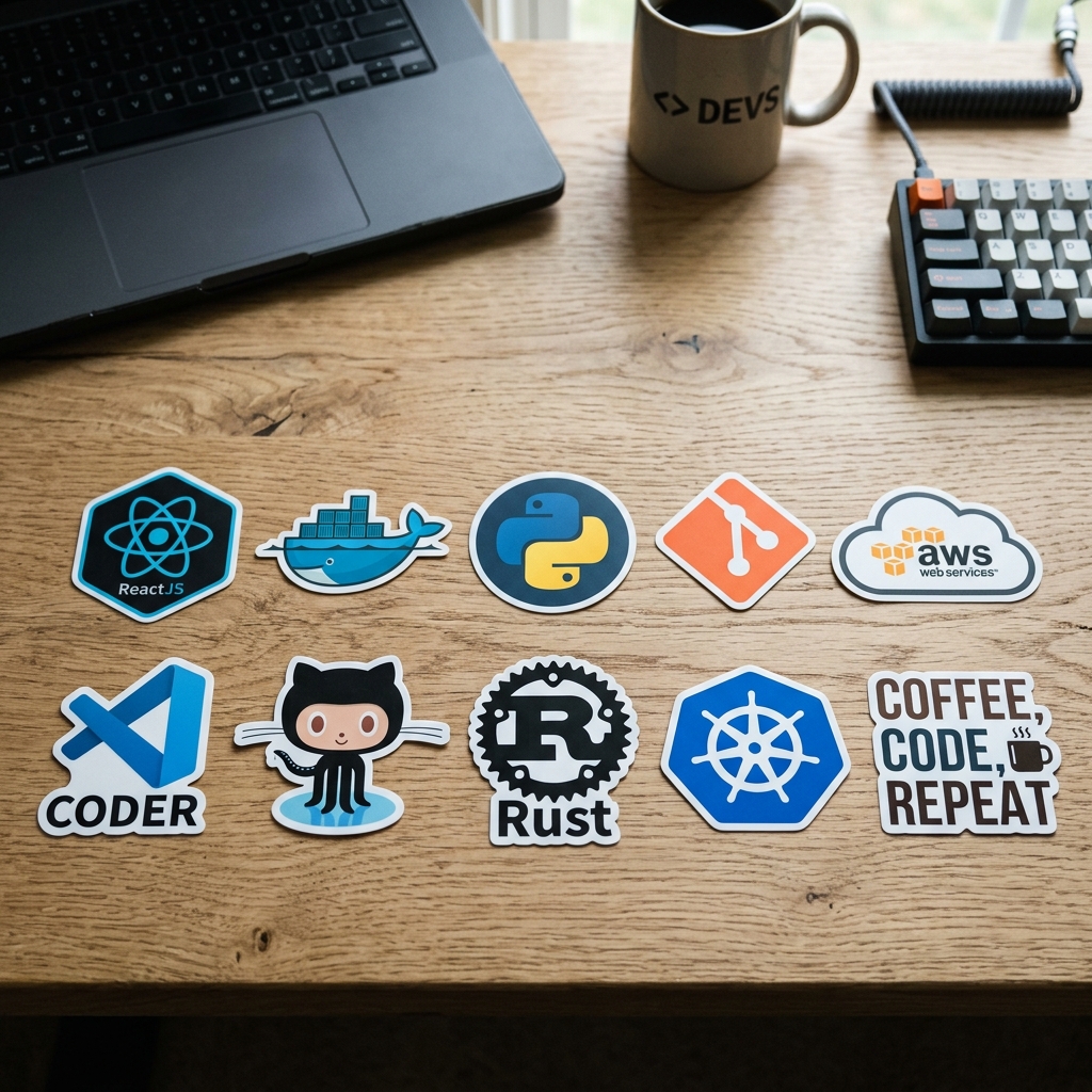 Developer Code Sticker Pack (15 Pcs)